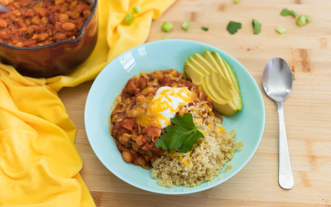 Heart-Healthy Vegetarian Lentil Bean Medley Chili