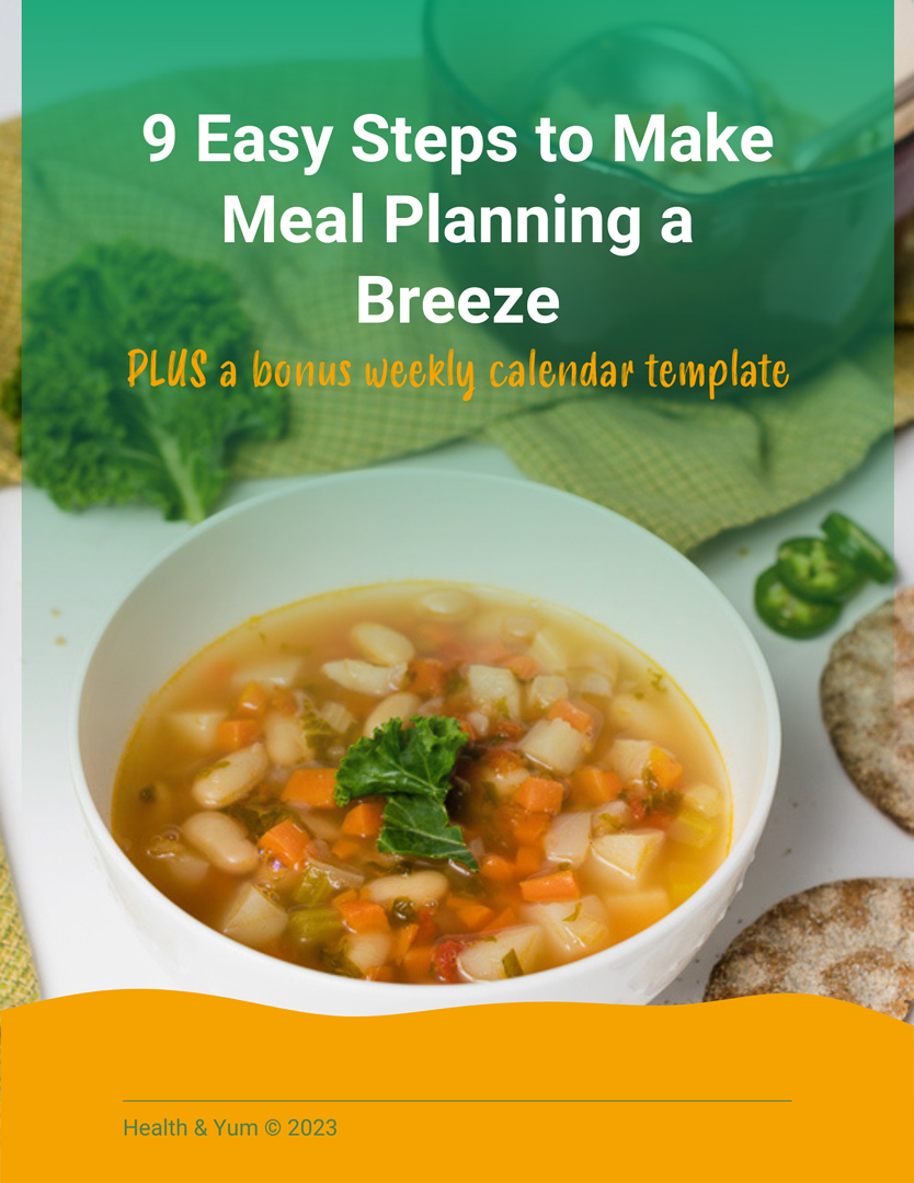 Healthy meal planning ideas, easy meal planning guide, how to start meal planning