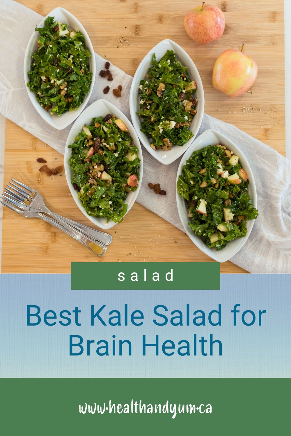 Gluten free salad idea, Kale salad, Summer salad, Summer party side dishes, kale recipes, Healthy salad, Health and Yum food blog, Health and Yum blogger, foods for brain health
