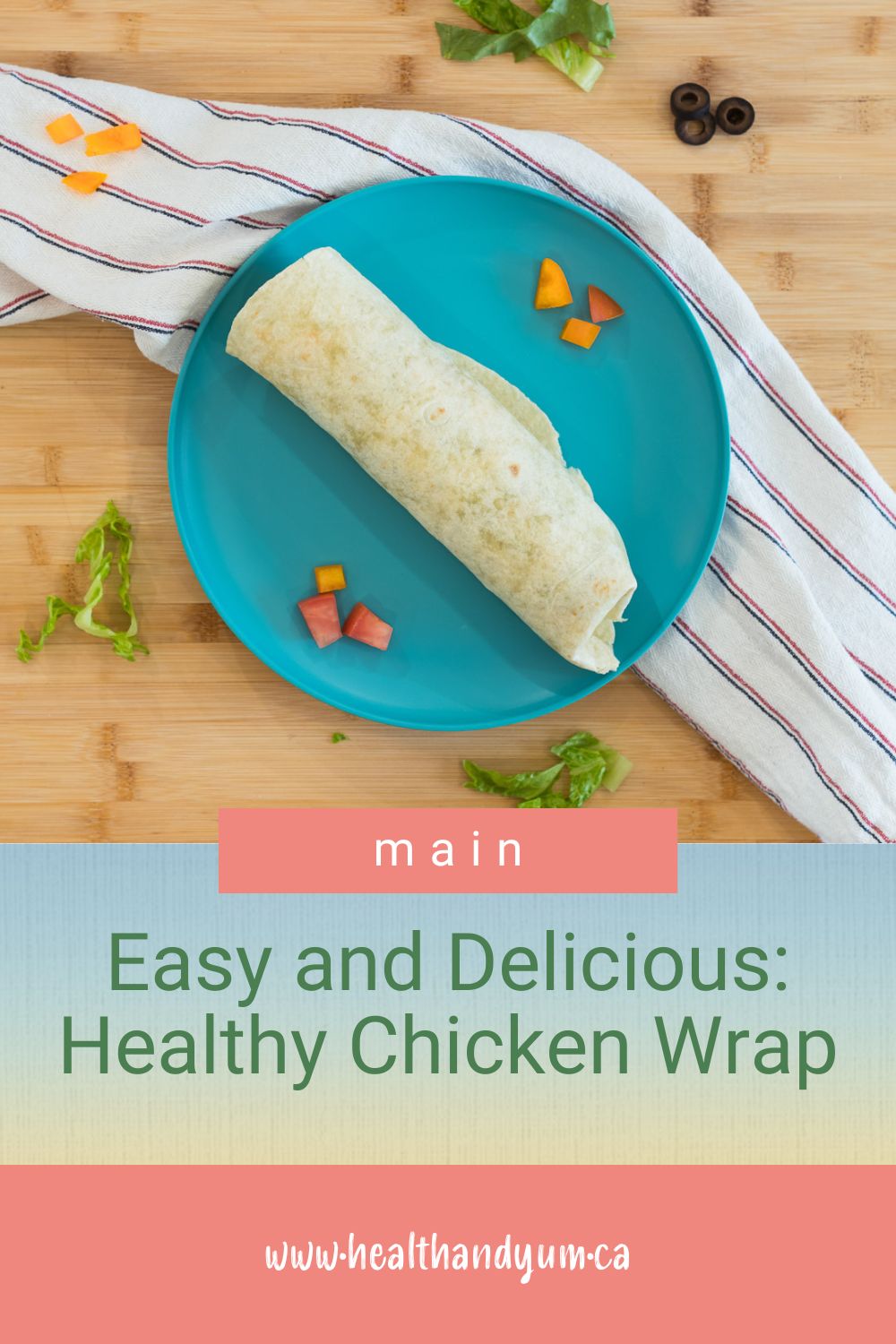 Gluten free recipes, chicken wrap recipe, healthy lunch recipes, Health and Yum food blogger