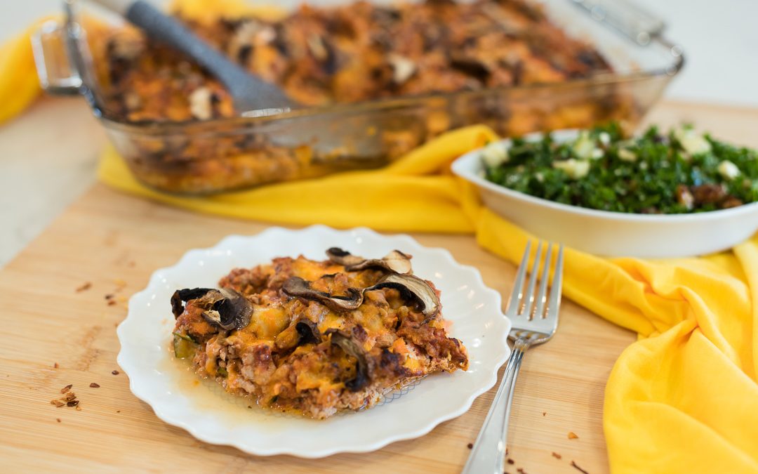 Low-Carb Zucchini Pizza Casserole Recipe