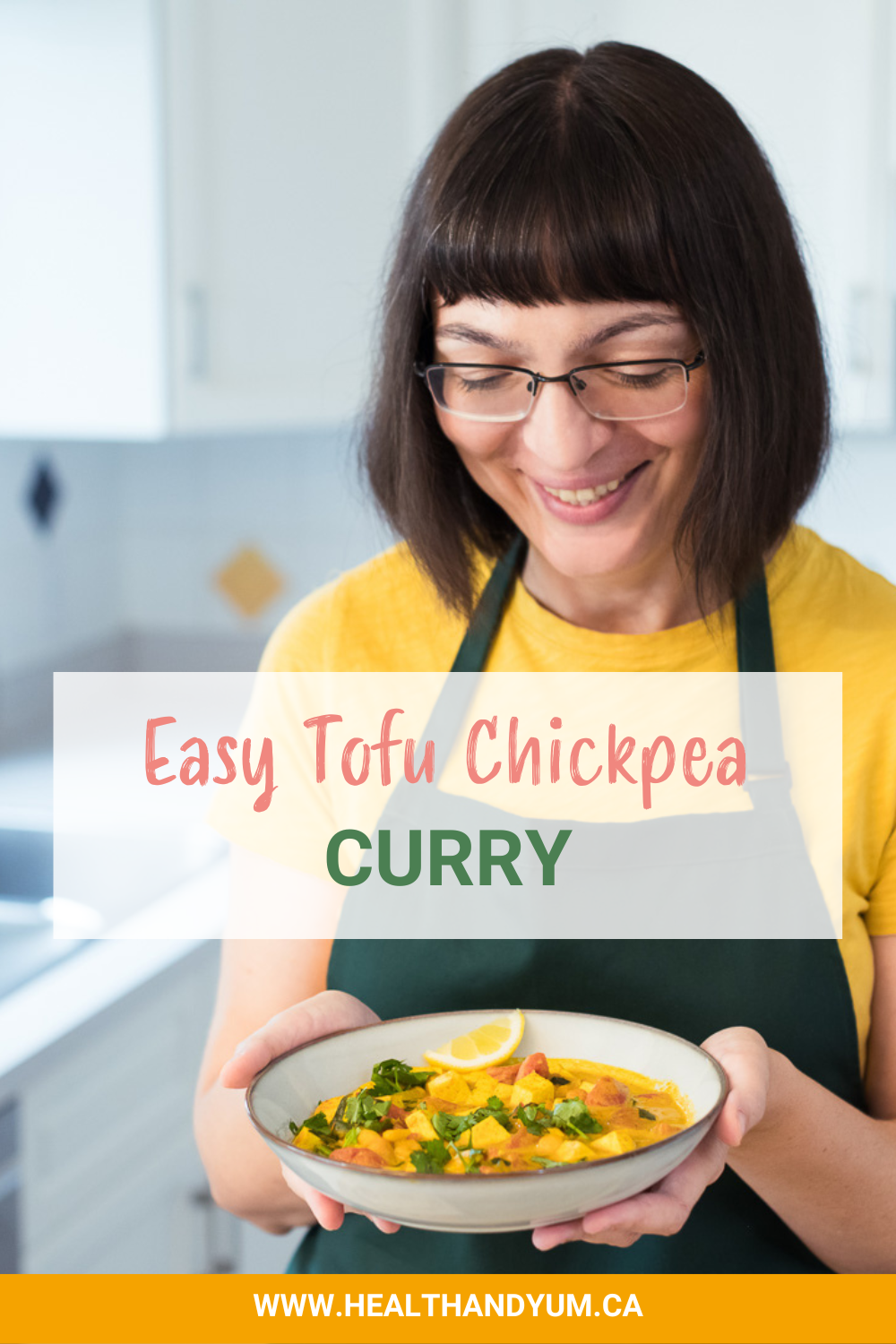 Gluten free, easy Tofu Chickpea Curry, vegetarian tofu curry recipe, health and yum food blogger, Health and Yum, healthy curry recipe, quick chickpea curry, easy indian dinners, gluten free indian recipe, gluten free curry recipe